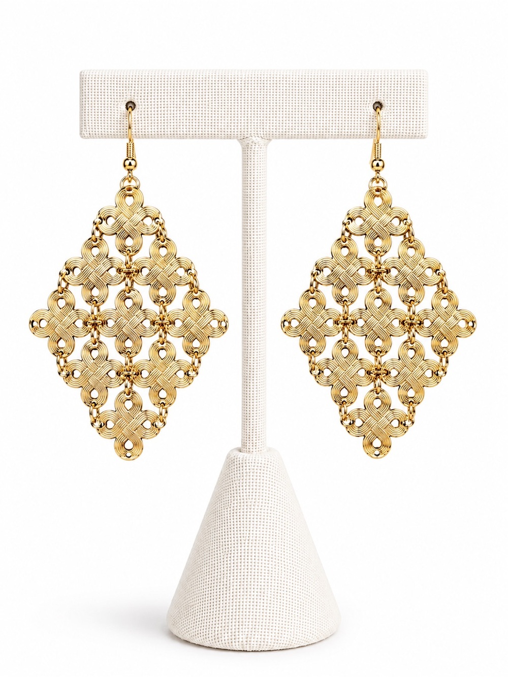 Chunky Gold Dangles – Trendy Style